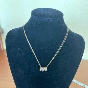 Michael Kors Tri color necklace, 17-19 inches long